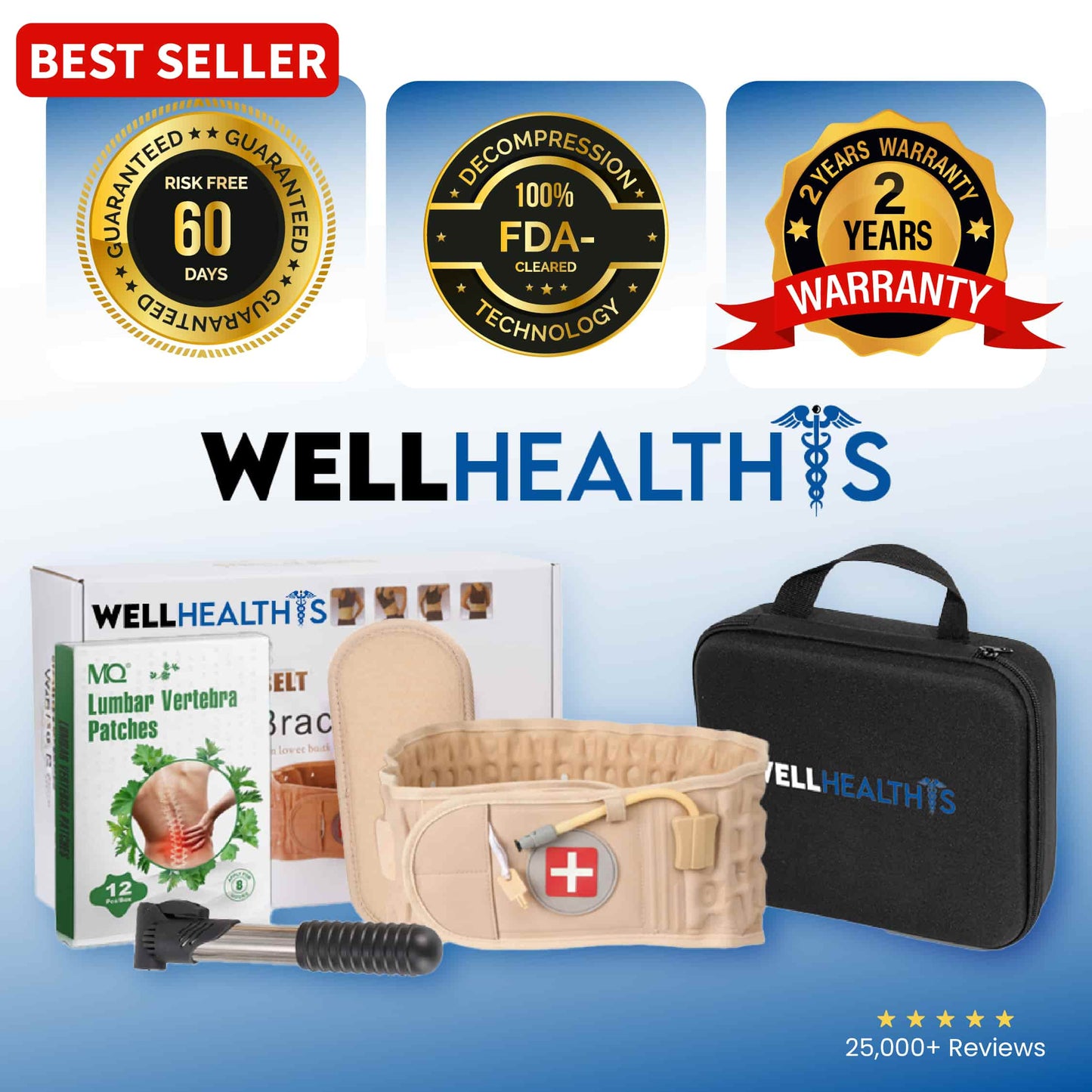 WellHealthis™ 360 Belt - 15 Minutes a Day to a Pain-Free Life