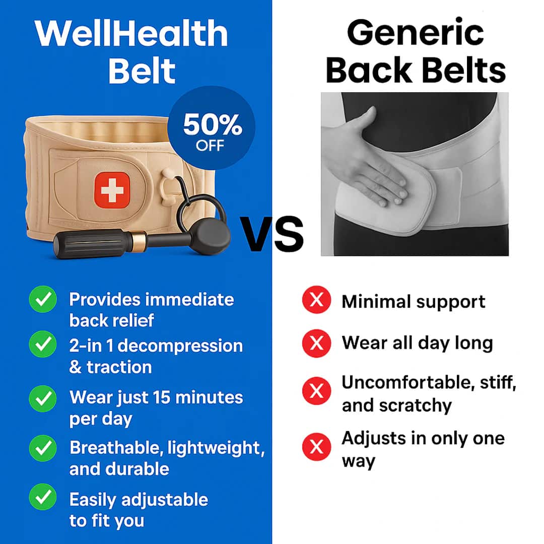 WellHealthis™ 360 Belt - 15 Minutes a Day to a Pain-Free Life (Copy)