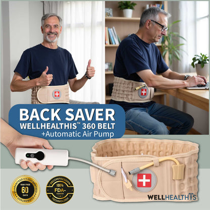 WellHealthis™ 360 Belt - 15 Minutes a Day to a Pain-Free Life
