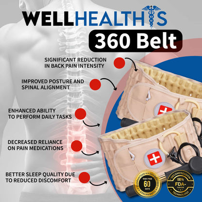 WellHealthis™ 360 Belt - 15 Minutes a Day to a Pain-Free Life