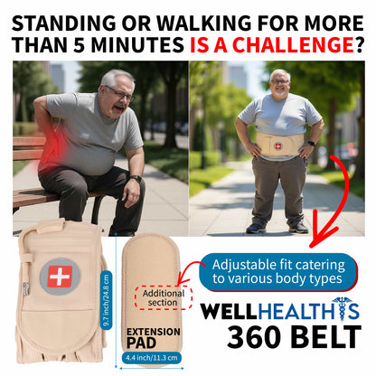WellHealthis™ 360 Belt - 15 Minutes a Day to a Pain-Free Life