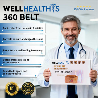 WellHealthis™ 360 Belt - 15 Minutes a Day to a Pain-Free Life
