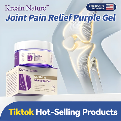 KREAIN Joint Pain Gel Purple Gel - Soothing Pain Massage Gel 100ml
