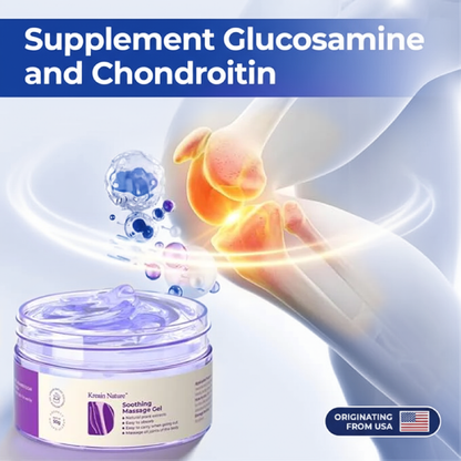 KREAIN Joint Pain Gel Purple Gel - Soothing Pain Massage Gel 100ml