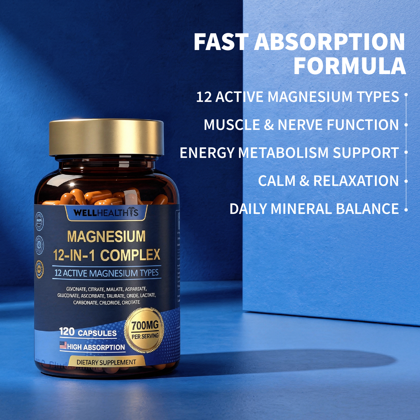 WellHealthis™ 12-in-1 Magnesium Complex