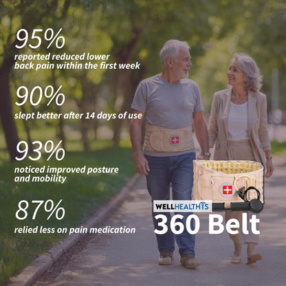 WellHealthis™ 360 Belt - 15 Minutes a Day to a Pain-Free Life
