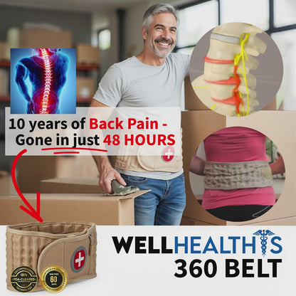 WellHealthis™ 360 Belt - 15 Minutes a Day to a Pain-Free Life