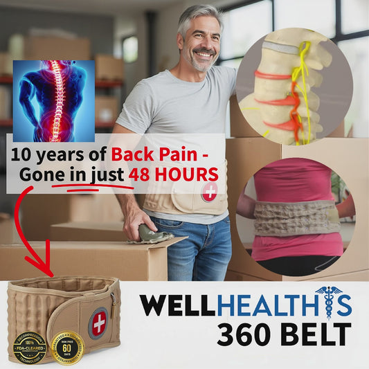 WellHealthis™ 360 Belt - 15 Minutes a Day to a Pain-Free Life